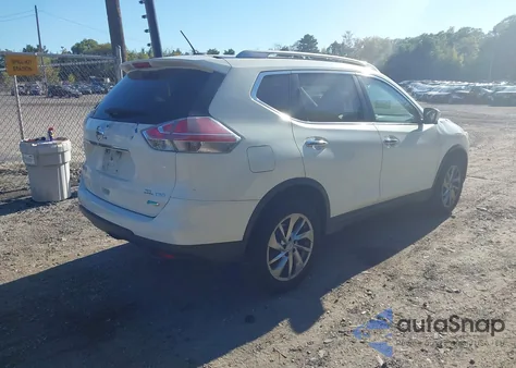 2014 Nissan Rogue Sl z USA, uszkodzony, nr VIN 5N1AT2MV0EC750982